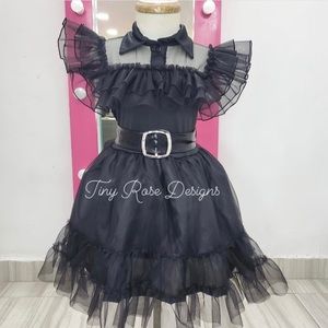 Wednesday Addams Dress in size Large and XLarge. New.